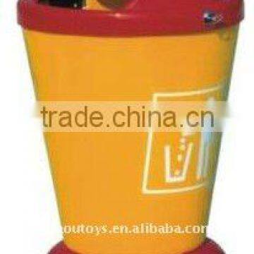 Outdoor Fiberglass Standing Waste Bin