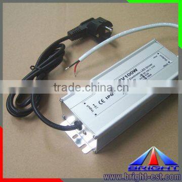 IP67 DC24V Waterproof 100w 0.8A LED Power supply