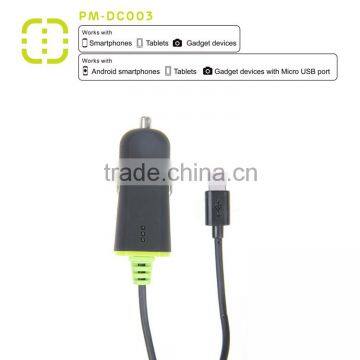 2.1A Car Charger with MFI Cable Attached