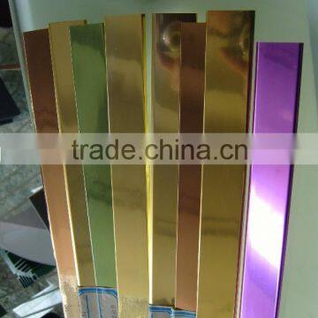 aluminum brite dip (polished) extrusions for decoration