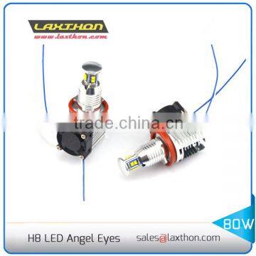 CE RoHS 80W H8 LED angel eyes for BMW E92