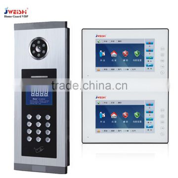 7 touch screen multi apartment video intercom system