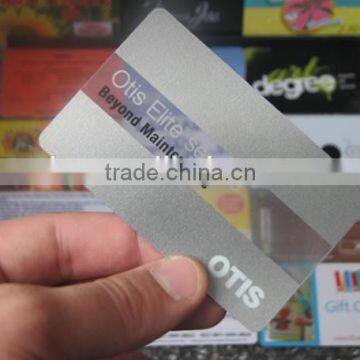 wholesale metallic plastic business cards (M-PC004)