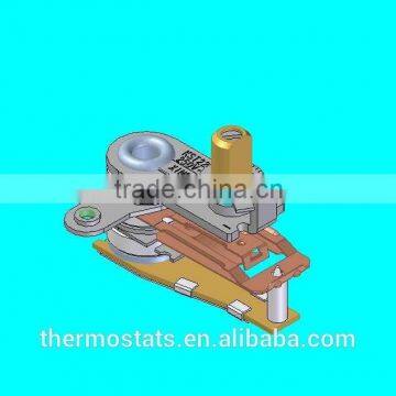 Adjustable bimetallic steam iron Thermostat