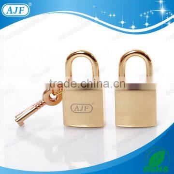 AJF 2015 brass lock small metal padlock for jewelry box