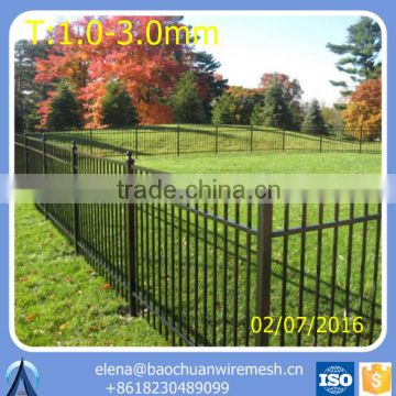 Shop Black Galvanized Steel Fence