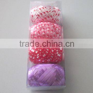 Christmas Gift Wrapping Materials Curling Ribbon Egg and Star Bow photo-3