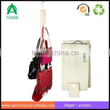 Folding Hanging Bag Storage Organizer/Wholesale Waterproof Hanging Storage Bag