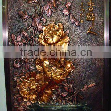 2012 New Design Bronze Mural Design Very Beautiful HM-19