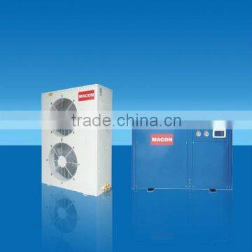 Split type air source EVI DC inverter heat pump for cold area