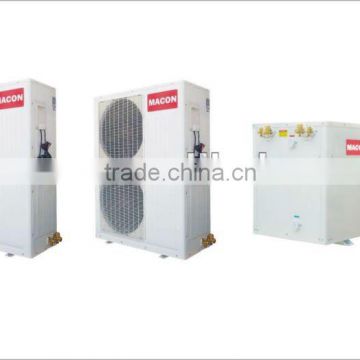 MACON Split type air source heat pump floor heating unit with CE for Germany