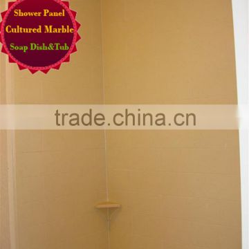 Cultured Marble Bathroom Shower Stone Cheap Facade Wall Panel