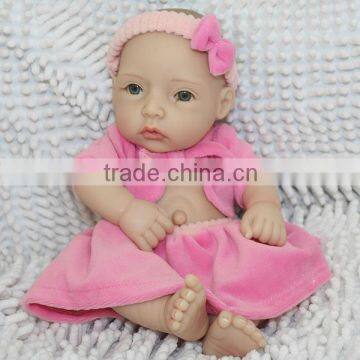 12 inch vinyl baby doll mini reborn soft silicone baby dolls