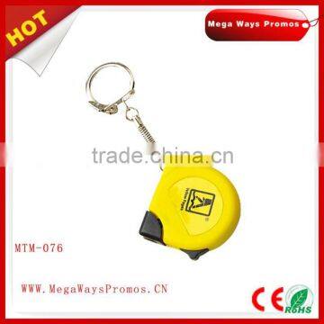 Keychain measuring tape