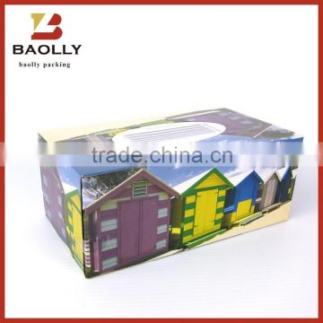 Wholesale Custom Printing Tissue Box With Fancy Structure