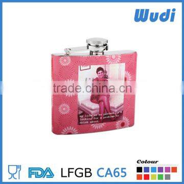 Comestic Charater on Hip Flask, Designed for Women and Girls HF106 photo-3