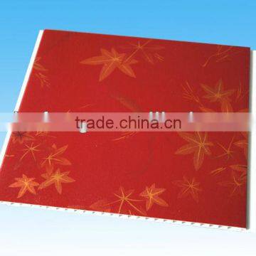PVC ceiling and wall panel 250*8mm RED Maple Leaf
