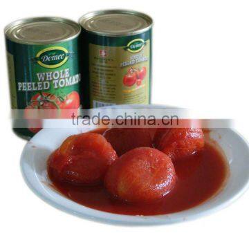 Canned Whole Peeled Tomato In Naturally Juice