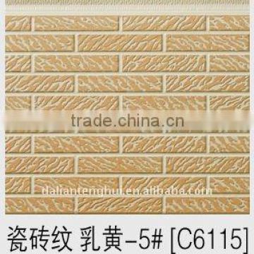 decorative aluminum composite wall siding panel/pu sandwich panel/wall cladding panel/facade wall panel