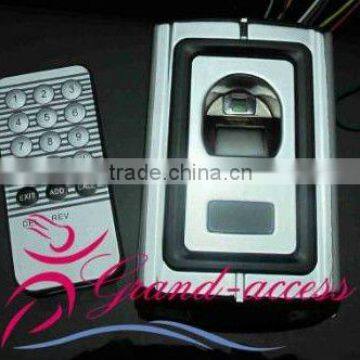 The Hottest Stainless Steel biometric fingerprint RFID access control with IR Remote 160 fingerprint, 2000 cards