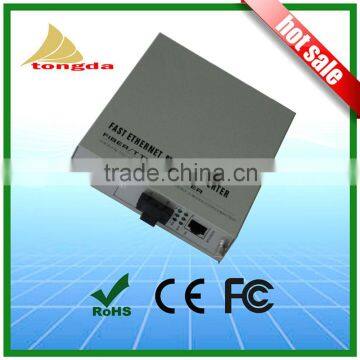 China SFP Media converter DC48V 20 40 60 80 100KM Single Fiber 1000M rj45 SM SC connector