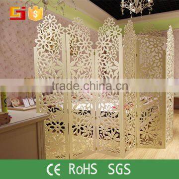 Modern design divider furniture folding floor screen for hotel lobby