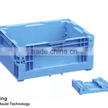 Folding logistics turnover box