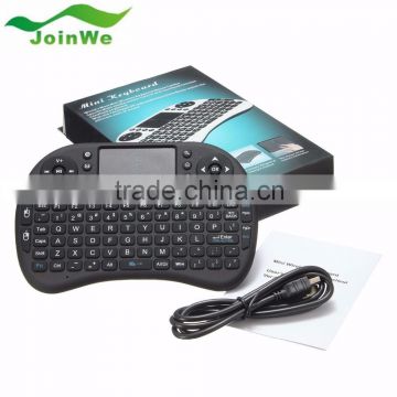 Wholesale rii i8 2.4g mini wireless backlit keyboard with touchpad for android