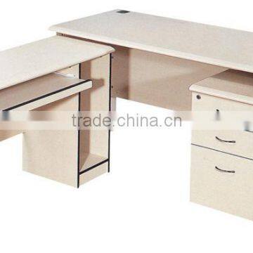 White wooden office small reception desk T-627