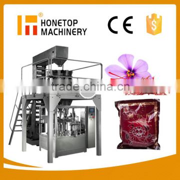 Auto filling function saffron packaging machine