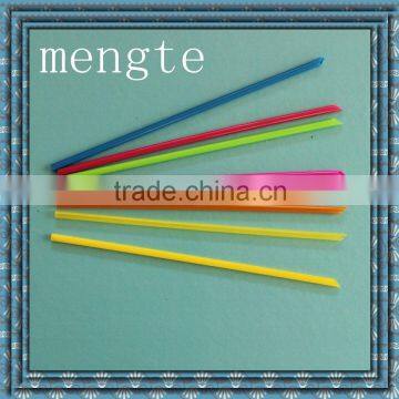 chromatic disposable thin pointed plastic drinking straw