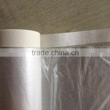 Good quality Pretaped Plastic masking film for DIY painting work factory direct sale