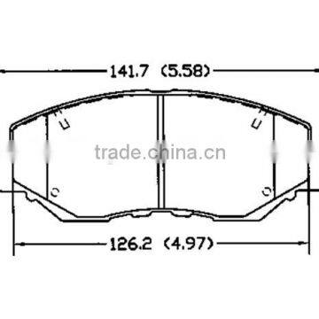 D914 45022-S9A-A00 for Honda Acura front disk brake