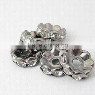 Brass Rhinestone Beads(RB-A006-7MM-B)