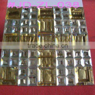 Glass mirror mosaic tile