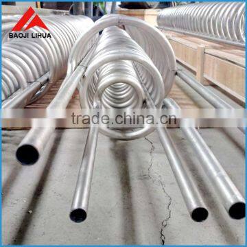 titanium heat exchanger water cooling coil for sea water