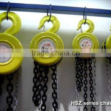 high quality manual chain lifting pulley block