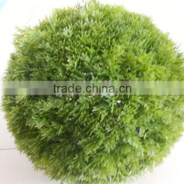 2013 China Artificial grass ball garden fence gardening stainless steel ball