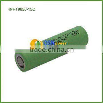 Li-ion 18650 Battery INR 18650 1500mAh 3.7V