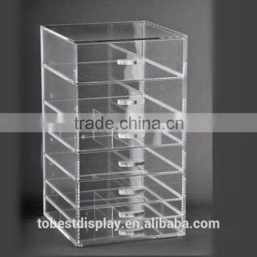 Good quality cosmetic storage cabinet wholesale acrylic makeup organizer with drawers