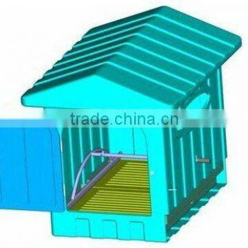 plastic pet house manufactured by rotational mold