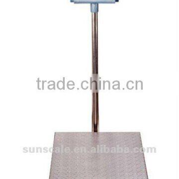 Electronic weighing platform scale