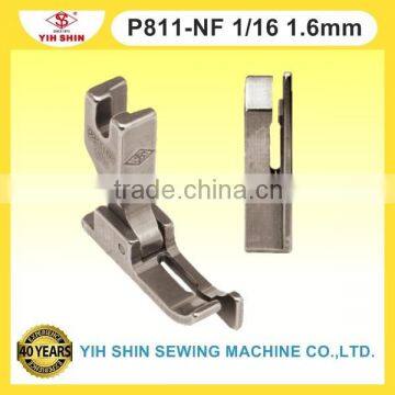 Industrial Sewing Machine Parts Needle Feed W/Guide Hinged Feet Single Needle P811-NF 1/16 1.6mm Presser Feet