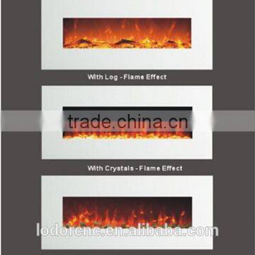 Wall Mounted White Corner Electric Fireplace Heater photo-6