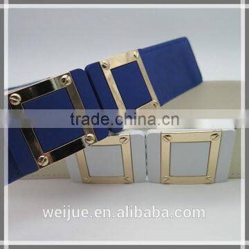 Fashionable decoration belt elastic square belt for women