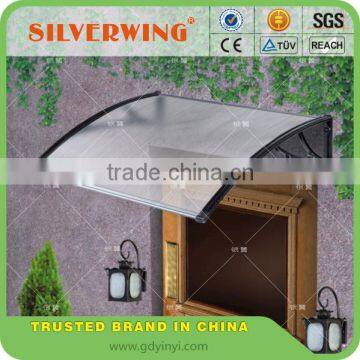 Modern transparent plastic awning small window awning parts for window awnings or door awning cover snow shelter canopy