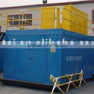 Mud tank of well drilling fluids system