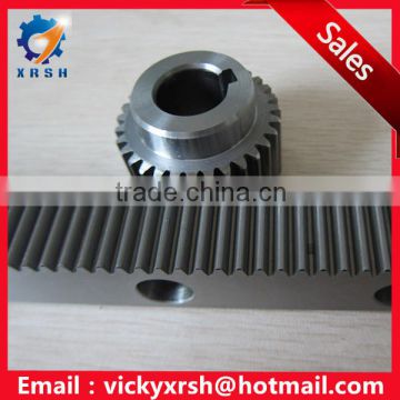 Factory produce straight/helical gear rack and pinion with competitive price