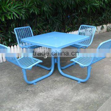 Wholesale picnic table metal picnic table chair set