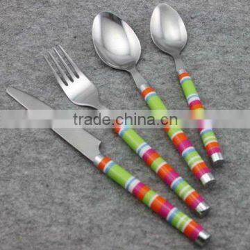 The Colored Plastic Handle Cutlery